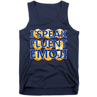 I Speak Fluent Emoji Tank Top