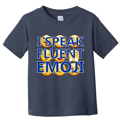 I Speak Fluent Emoji Toddler T-Shirt