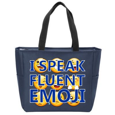 I Speak Fluent Emoji Zip Tote Bag