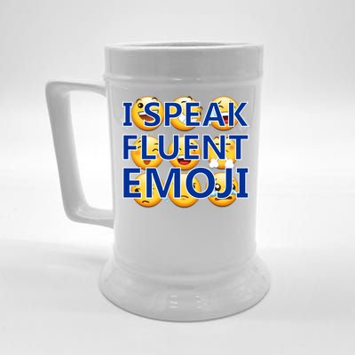 I Speak Fluent Emoji Beer Stein