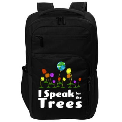 I Speak For The Trees Impact Tech Backpack