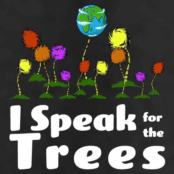 I Speak For The Trees Adult Drive Performance Visor