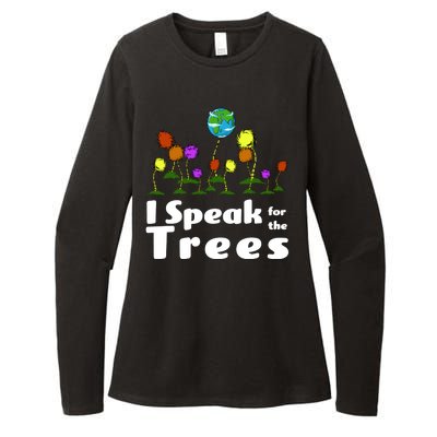 I Speak For The Trees Womens CVC Long Sleeve Shirt