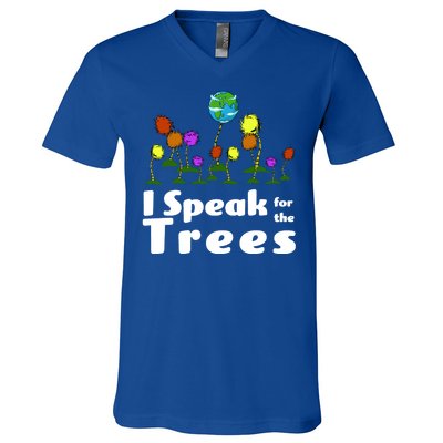 I Speak For The Trees V-Neck T-Shirt