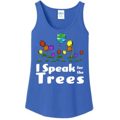 I Speak For The Trees Ladies Essential Tank