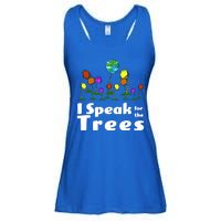 I Speak For The Trees Ladies Essential Flowy Tank