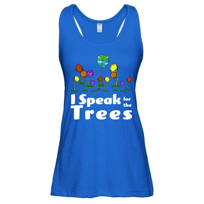 I Speak For The Trees Ladies Essential Flowy Tank