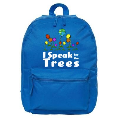 I Speak For The Trees 16 in Basic Backpack