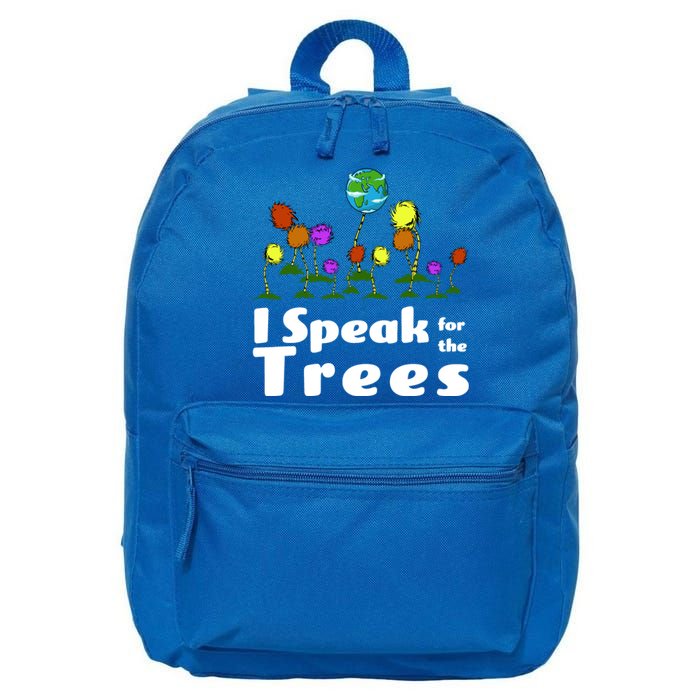 I Speak For The Trees 16 in Basic Backpack