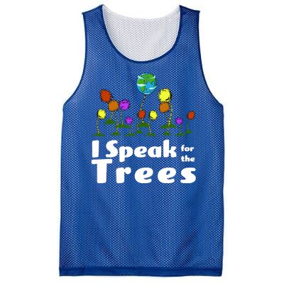 I Speak For The Trees Mesh Reversible Basketball Jersey Tank