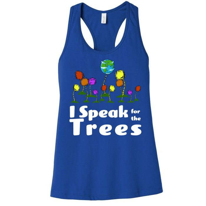 I Speak For The Trees Women's Racerback Tank