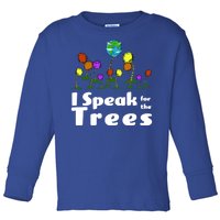 I Speak For The Trees Toddler Long Sleeve Shirt