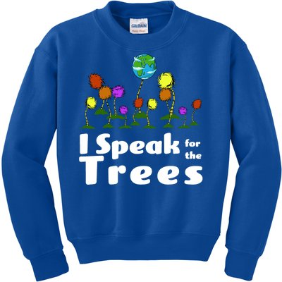 I Speak For The Trees Kids Sweatshirt