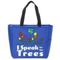 I Speak For The Trees Zip Tote Bag