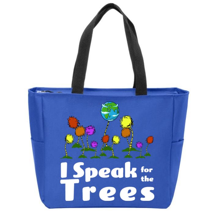 I Speak For The Trees Zip Tote Bag