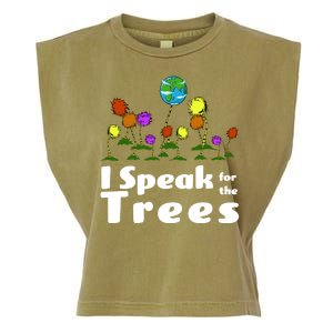 I Speak For The Trees Garment-Dyed Women's Muscle Tee