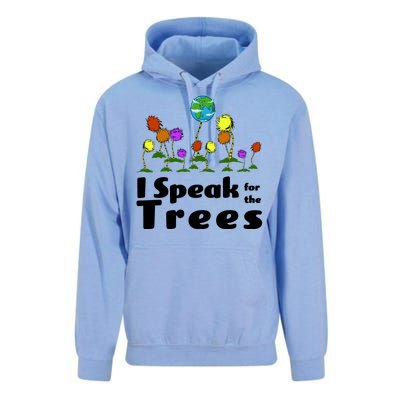 I Speak For The Trees Unisex Surf Hoodie