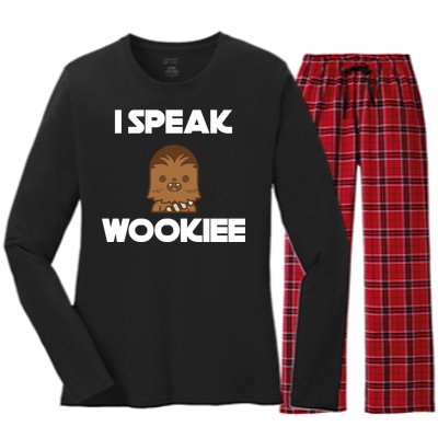 I Speak Wookiee Women's Long Sleeve Flannel Pajama Set 