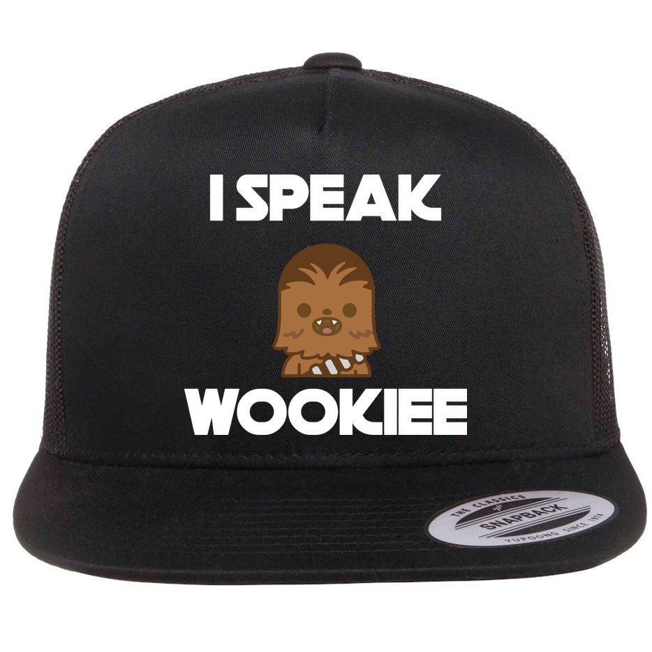 I Speak Wookiee Flat Bill Trucker Hat
