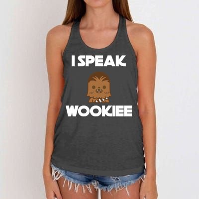 I Speak Wookiee Women's Knotted Racerback Tank