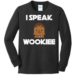 I Speak Wookiee Kids Long Sleeve Shirt