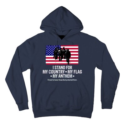 I Stand For My Country Flag My Anthem Hoodie