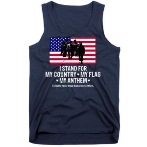 I Stand For My Country Flag My Anthem Tank Top