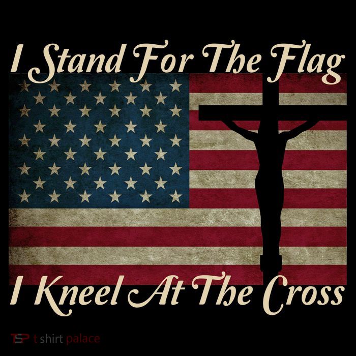 I Stand For The Flag And Kneel For The Cross City Backpack