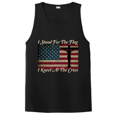 I Stand For The Flag And Kneel For The Cross PosiCharge Competitor Tank