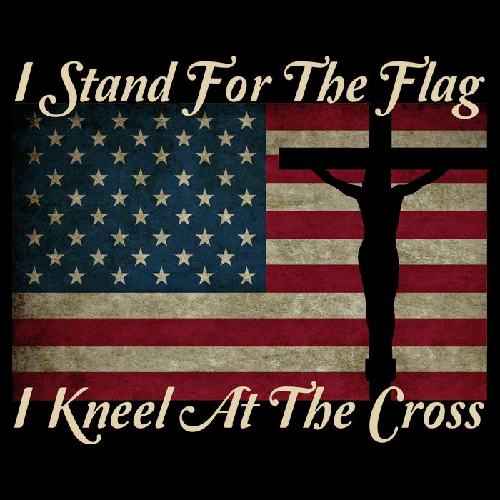 I Stand For The Flag And Kneel For The Cross Wool Snapback Cap