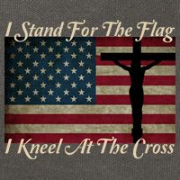 I Stand For The Flag And Kneel For The Cross Cotton Canvas Backpack