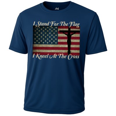 I Stand For The Flag And Kneel For The Cross Performance Shirt