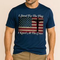 I Stand For The Flag And Kneel For The Cross Performance Shirt