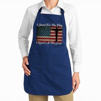 I Stand For The Flag And Kneel For The Cross Apron