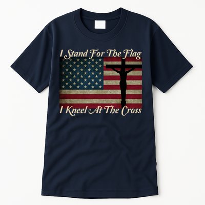 I Stand For The Flag And Kneel For The Cross Tall T-Shirt