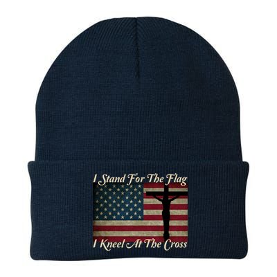 I Stand For The Flag And Kneel For The Cross Beanie