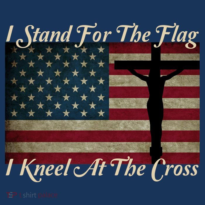 I Stand For The Flag And Kneel For The Cross Toddler Sweatshirt