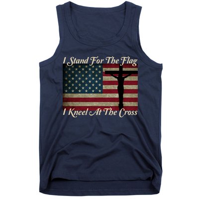 I Stand For The Flag And Kneel For The Cross Tank Top