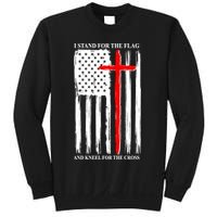 I Stand For the Flag And Kneel For The Cross Flag Sweatshirt
