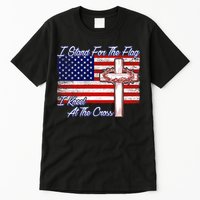 I Stand For The Flag I Kneel For The Cross Crown Of Thorns Tall T-Shirt