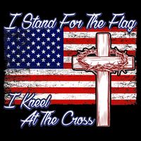 I Stand For The Flag I Kneel For The Cross Crown Of Thorns Impact Tech Backpack