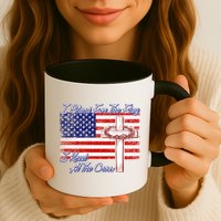 I Stand For The Flag I Kneel For The Cross Crown Of Thorns Mug