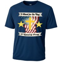 I Stand For The Flag I kneel To Pray America Cooling Performance Crew T-Shirt