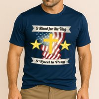 I Stand For The Flag I kneel To Pray America Cooling Performance Crew T-Shirt