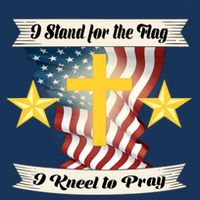 I Stand For The Flag I kneel To Pray America Baby Bodysuit