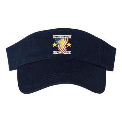 I Stand For The Flag I kneel To Pray America Visor