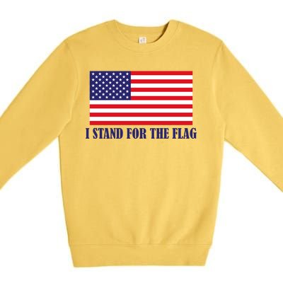 I Stand For The Flag USA National Anthem Premium Crewneck Sweatshirt