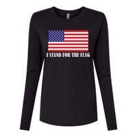 I Stand For The Flag USA National Anthem Womens Cotton Relaxed Long Sleeve T-Shirt