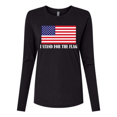 I Stand For The Flag USA National Anthem Womens Cotton Relaxed Long Sleeve T-Shirt