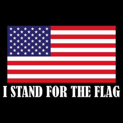 I Stand For The Flag USA National Anthem T-Shirt